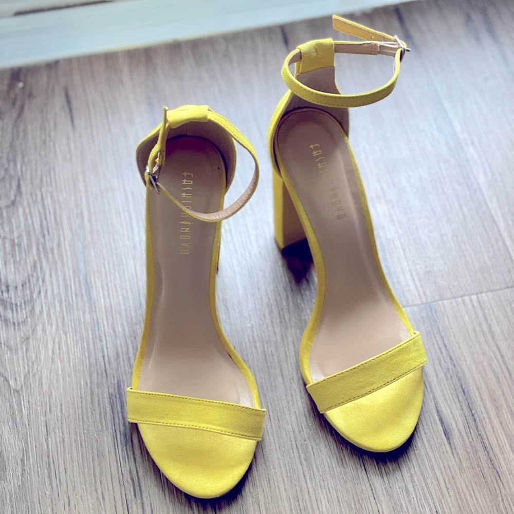 Summer Time Fine Yellow Heel